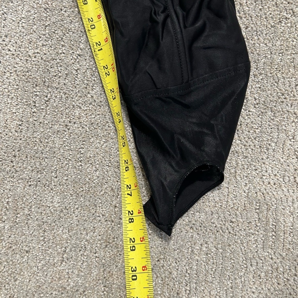 VINTAGE DESCENTE Stirrup Black‎ Stretch High Waist Ski Pant Size US 30 - Picture 7 of 8